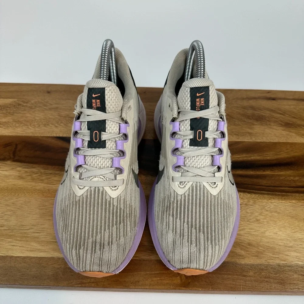 Womens Nike Winflo 9 Ivory Athletic Athletic Running Sneakers Shoes Size 6 M GUC - Picture 4 of 8